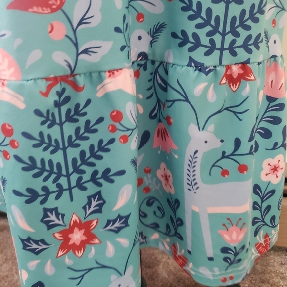 Pixie Girl Modest Woodland Creatures Dress Size 14/16 - Picture 3 of 8